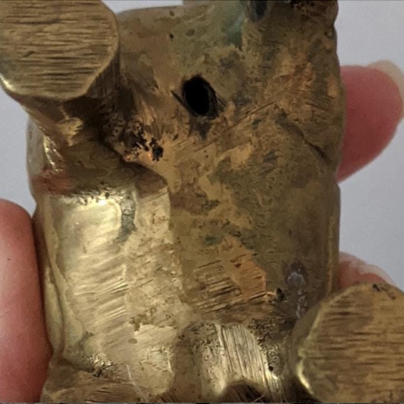 Vintage Brass Elephant statuette 🐘 - Picture 4 of 9